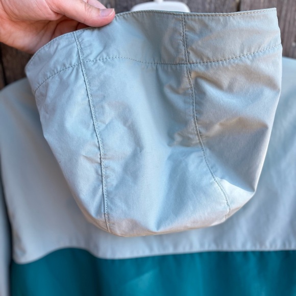 Carhartt Rain Defender, Womens XL, Shaded Spruce/Blue Surf Anorak Rain Jacket - Picture 9 of 10